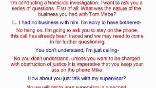 Cold caller is left speechless...
