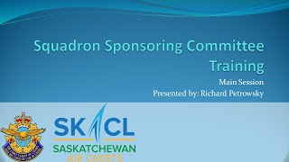 Saskatchewan Air Cadet League SSC Training 2021: Main Session