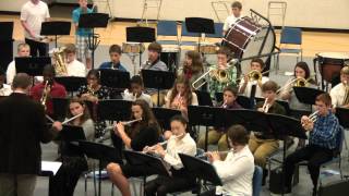 Genoa Middle School Band playing "Afterburn"