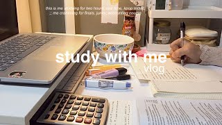 STUDY WITH ME real time (kpop music)