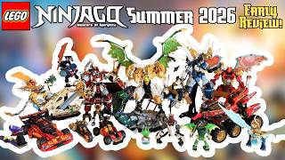 LEGO Ninjago Summer 2026 MEGAREVIEW: All Sets & Minifigs! Ultra Dragon, Titan Mechs, Bounty, & MORE!