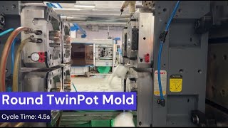 Ayb Mold - Round Twin Pot Mold