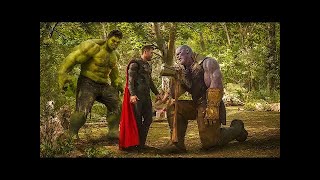 Thanos Vs Thor and Hulk - Fight Scene - Thanos Snaps His Fingers