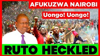 Kwenda Kabisa ! WANTAM !  Ruto's MP Heckled & REJECTED infeont of him in Nairobi Today