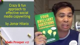 Crazy Fun Approach Effective Social Media Copywriting VIDEO jomarhilario