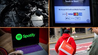 Bloomberg Money Minute: Oil Rises on Iran Ship Fees; Spotify and Nintendo Cut Jobs
