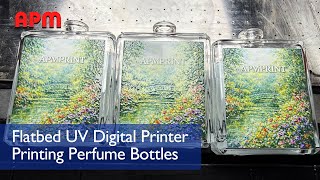 How to Achieve Oil Painting Effects on Glass Perfume Bottles with a UV Digital Printer