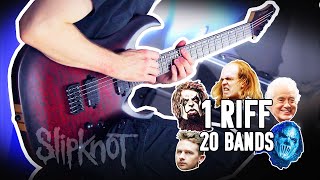 1 Riff 20 Bands - Psychosocial!