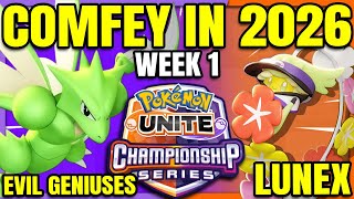 BOTH TEAMS PLAY COMFEY?! Evil Geniuses vs LuneX - UCS NA | Pokemon Unite