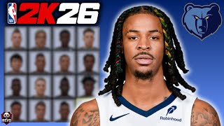 Best JA MORANT Face Creation NBA 2k26! (No Pausing Needed)