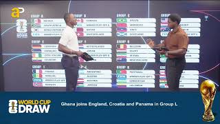 GHANA GOES TO GROUP L - AFTERMATH OF 2026 FIFA WORLD CUP DRAW