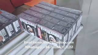 Cartoning Machine For Hair Colorant Cream Box Packaging Machine With Shrink Film Packing Machine