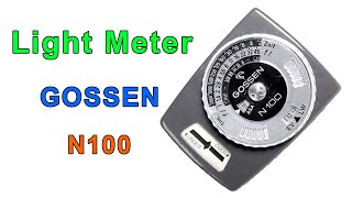 How to use Light Meter Gossen Perfect for Exposure Learning