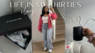 life in my 30s: 31 hit different | luteal phase + meg the stallion premiere + silk press maintenance