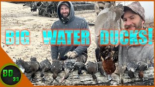 My First Time DIVER DUCK Hunting In A Blizzard!