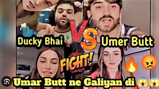 Ducky bhai  Umer butt fight on tiktok live MrJayPlays  babaop also live with ducky 😡😡😠