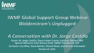 Waldenstrom’s Unplugged: A Conversation with Dr. Jorge Castillo