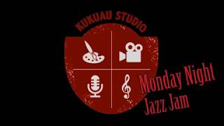 Bub Pratt singing Nature Boy during the Monday Night Jazz Jam at Kukuau Studio on August 13, 2018