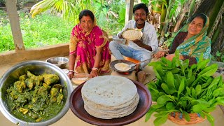 Palak Chicken Recipe || টাটকা পালং শাক দিয়ে মুরগির মাংস এভাবে রান্না করলে সবাই হাত চেটেপুটে খাবে