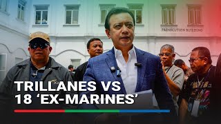 Trillanes files criminal raps vs 18 'ex-Marines,' Badoy, others over ICC payola claims | ABS-CBNNews