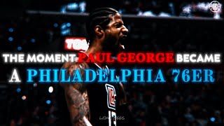 The Moment Paul George Became a 76er 🔥