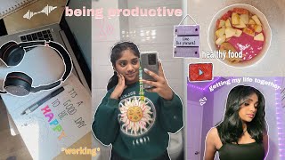 PRODUCTIVE DAY♡ IN MY LIFE | work from home, clothing haul, cleaning, workout & cooking 🧸 vlog