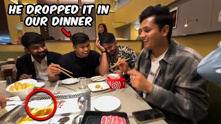 WE WENT TO MACAO AND THIS HAPPENED DURING OUR DINNER.. 😂