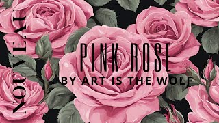 TV ART | Paintings: Pink Rose by Art is the Wolf: 4K Screensaver for TV Frame #painting #rose