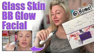 Glass Skin BB Glow Facial at Home! How to Get Radiant, Flawless Skin 🌟
