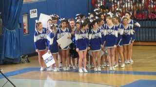 West Hills Wolfpack  JV Cheer competition team First Place  01-2014