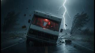 TRAPPED & ALONE: 90mph Winds Nearly ROLLED My Van Off The Cliff | Scariest Solo Female Van Life