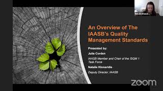 IFAC, IAASB, and ICAC Discussion Forum on Quality Management Standards