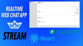 React Chat App with Authentication / FastAPI Backend using Stream SDK  - Part 1