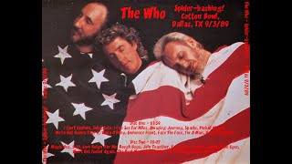 The Who - rare live - Hey Joe   Dallas 1989 cover of the leaves song made famous by Jimi Hendrix