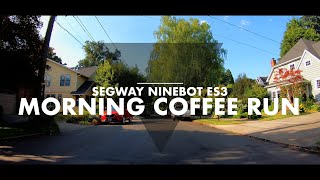 Segway Ninebot ES3 Ride - Morning Coffee Run Saint Simon Coffee Co.