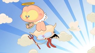Mongo and Drongo in Heaven: Saint Peter Loses It with Their Mess!