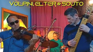 Daniel Volpini (batería), Martín Elter (violín) & Diego Souto (stick): en vivo en Devoto Música