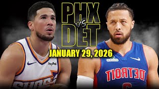 Detroit Pistons vs Phoenix Suns Full Game Highlights – January 29, 2026 | NBA Season
