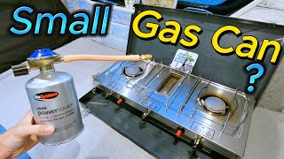 How I use a Regular Small Gas Canister for my stove? - The JD Way