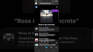 "Rose In The Concrete"   Dearest Pac,  my tribute to ya! See ya beyond the heavens one day!