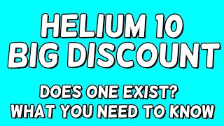 Helium 10 Discount 2023 | Is There Helium 10 Coupon & Promo Codes? (What You Need to Know)