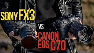 Sony FX3 vs Canon C70 | Best Camera for Video | CROP or FULL FRAME!