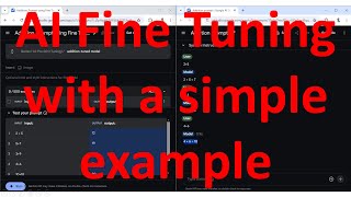 Understand Fine Tuning with a simple example - Google's Gemini AI model Tuning