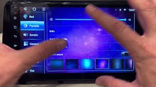 Configuraciones pantalla Android modelo TS18 4+64 DERICAR