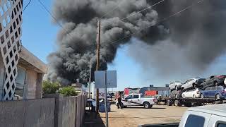 Commercial fire in Yuma, Ariz.