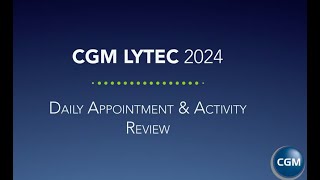 Lytec 2024 Daily Appointment Review