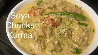 Soya Chunks Tomato Kurma | Creamy & Delicious Recipe