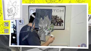RICK AND MORTY - VR sculpting live - Quest 2 and Abode Medium