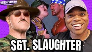 SGT. SLAUGHTER Greatest WWE Memories With Ultimate Warrior & Bruno Sammartino | Muscle Memory