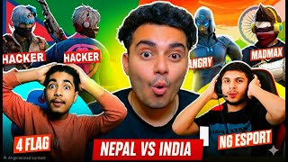 REVENGE 😡 NEPAL VS INDIA 🇳🇵🇮🇳 | 4 FLAG GAMER vs NG 🔥#4flaggamer #nonstopgaming #blackshout